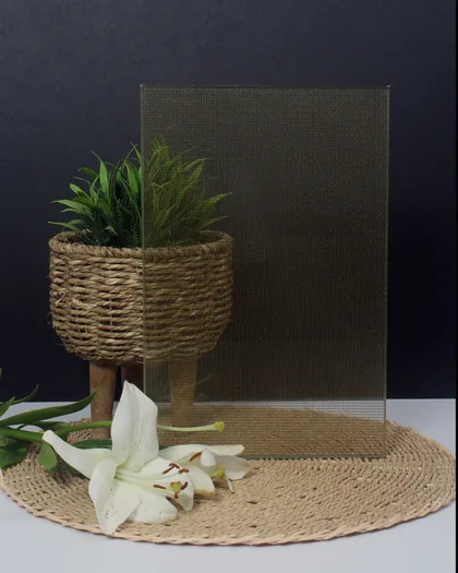 Gold Check — fabric glass by ARG
