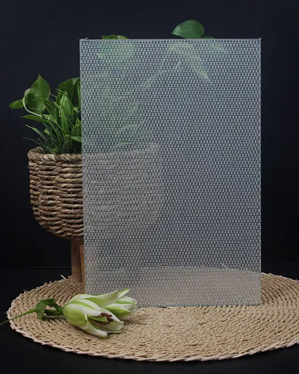 White Diamond Web — fabric glass by ARG