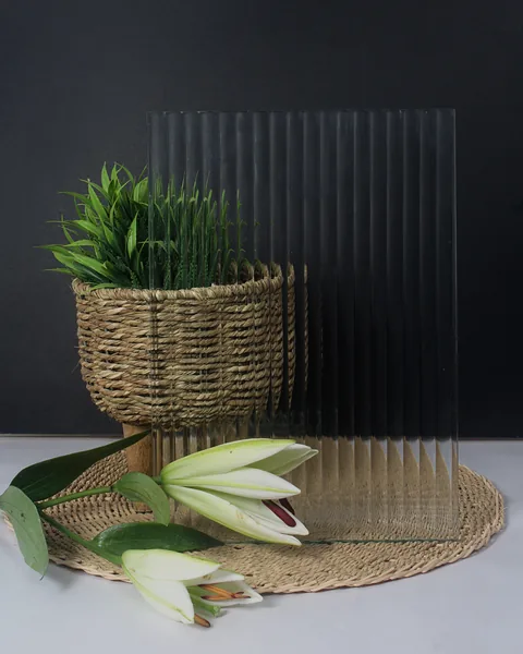 Clear Flute, textured glass by arg